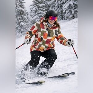 Roxy Winter Coat Zip 5000 Snowboard Ski Jacket Size M